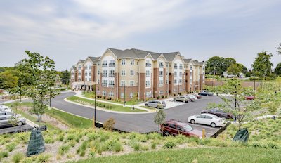 View of entire Victory Haven community in Damascus, MD, after virtual dedication ceremony