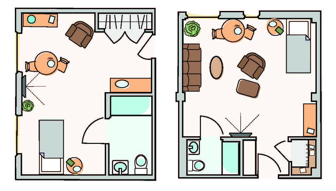 Marian House Floor Plans