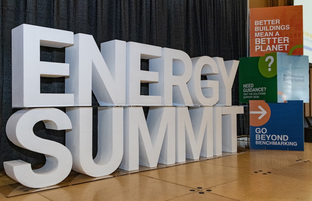 MoCo Energy Summit stage.