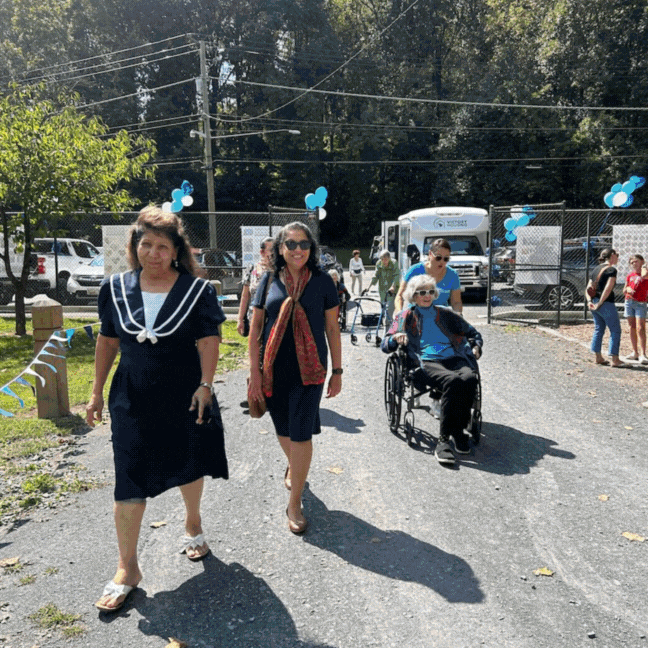 45th anniversary gathering for Victory Housing at the park. 